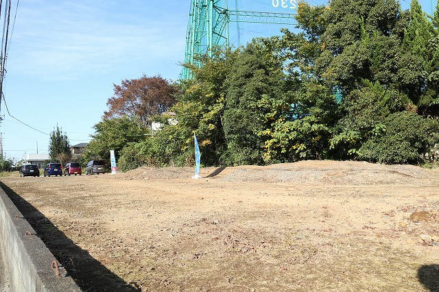 南西側からの現地全体